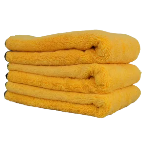 Professional Grade Premium Microfiber Towel 3 Pack (24x16) -Silk Edges