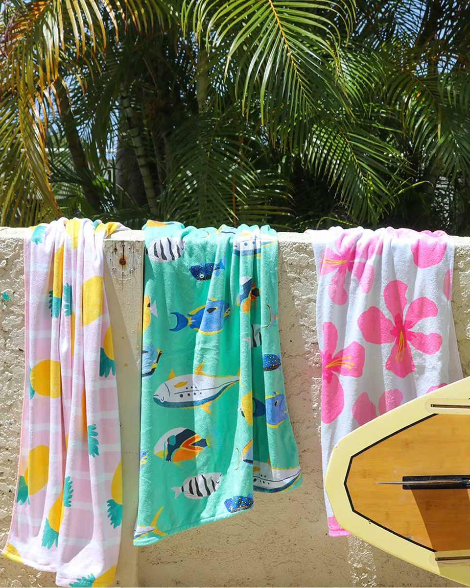 Reef Fishes Beach Towel