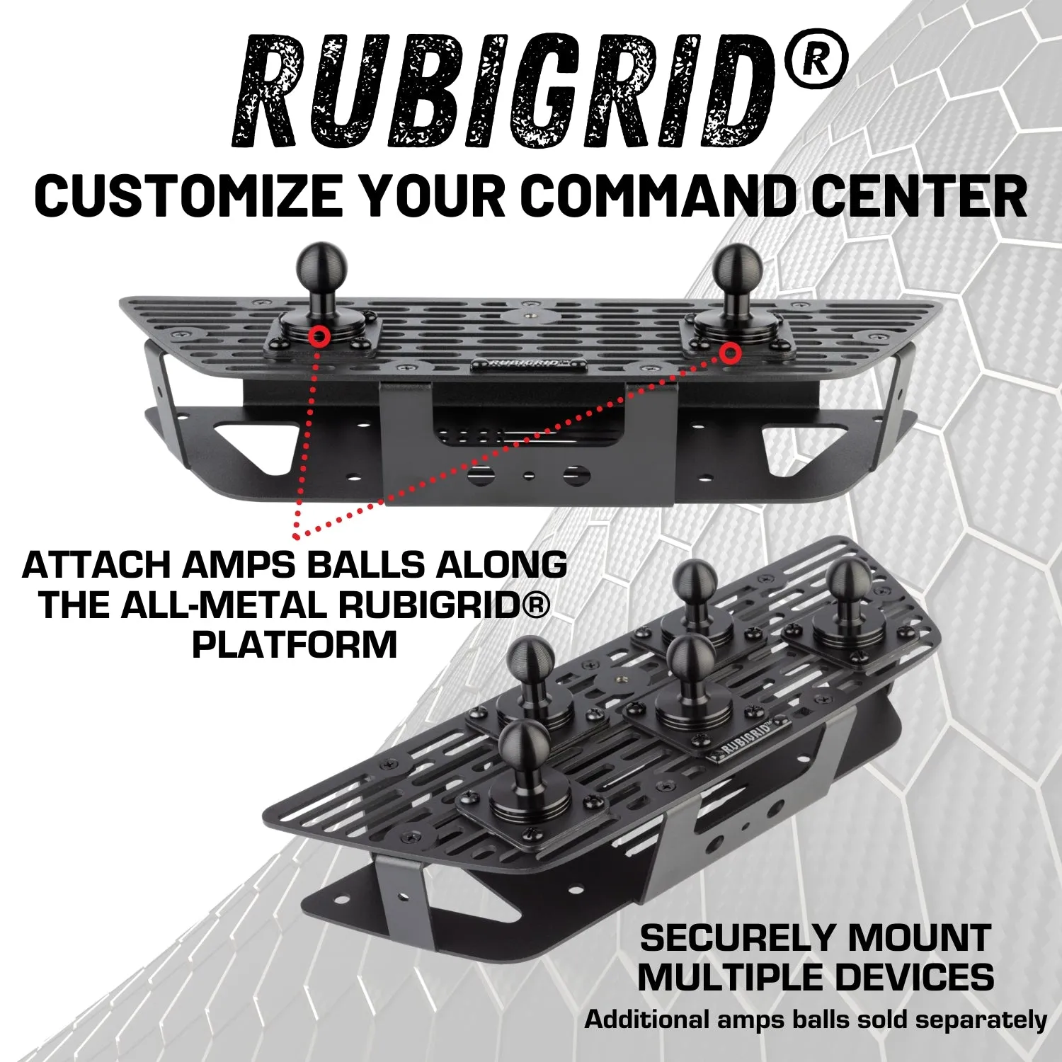 RubiGrid® GMC Sierra   Chevrolet Silverado Dash Mount