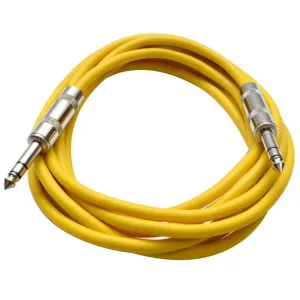 SATRX-10 - Yellow 10 Foot TRS Patch Cable