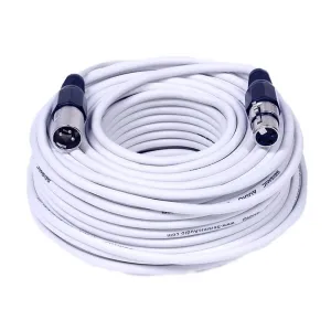 SAXLX-100 - White 100 Foot XLR Microphone Cable