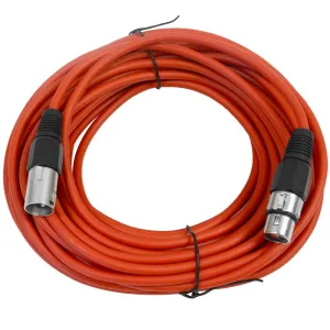 SAXLX-50 - Red 50 Foot XLR Microphone Cable