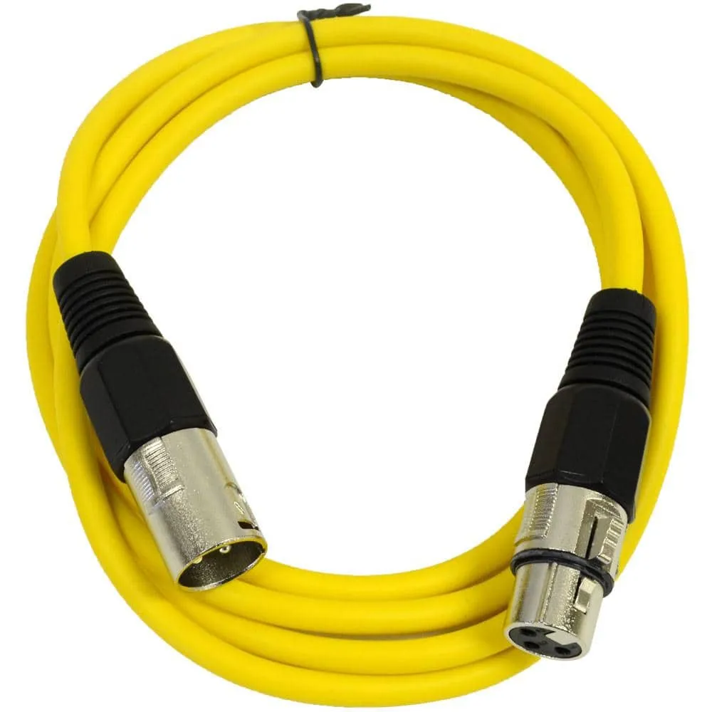 SAXLX-6 - Yellow 6 Foot XLR Patch Cable