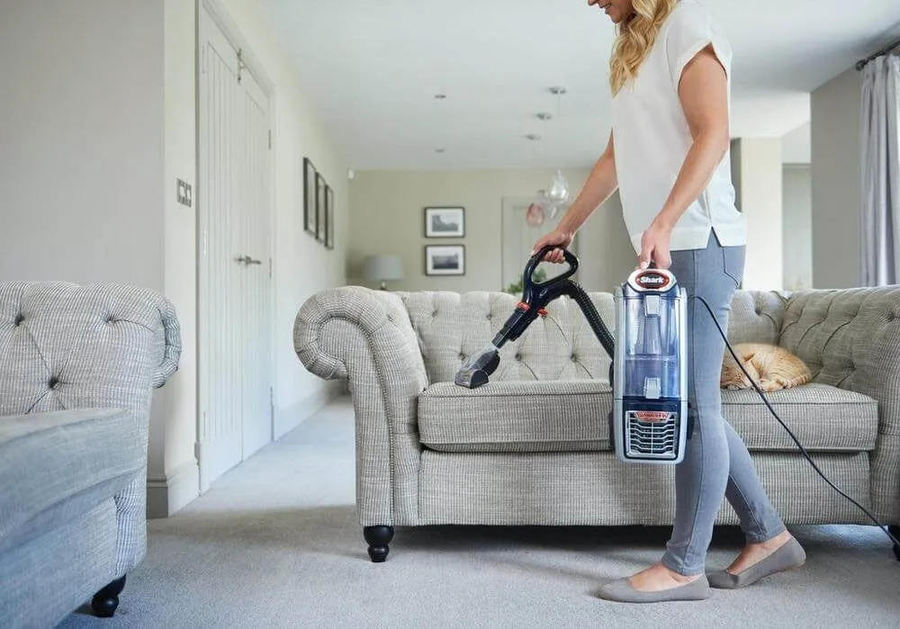 Shark NZ801UKT Anti Hair Wrap Upright Vacuum Cleaner with Powered Lift Away TruePet  Blue