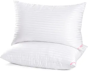 SOFTAC Hollow Microfiber Supersoft Luxurious White Bed Pillow for Comfortable Sleep (Pack of 1) (17 X 27, 2, Count)