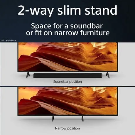 Sony KD65X75WLU 65" 4K HDR Google Smart BRAVIA TV & HT-S2000 3.1ch Dolby Atmos Soundbar Bundle