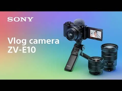 Sony ZV-E10 Mirrorless Camera (Body Only, White)