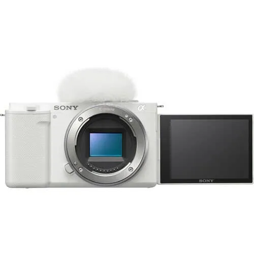 Sony ZV-E10 Mirrorless Camera (Body Only, White)