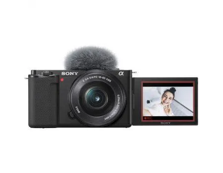 Sony ZV-E10 Mirrorless Camera with 16-50mm Lens (Black)