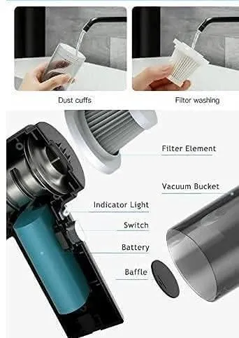 SparkClean Pro™ Portable Air Duster Wireless Vacuum Cleaner