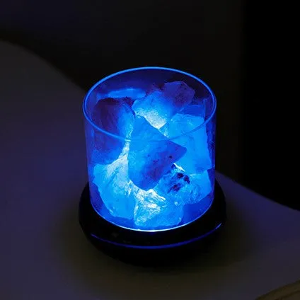 Valentine's Day USB Crystal Salt Lamp Indoor Warm Light Table Lamp