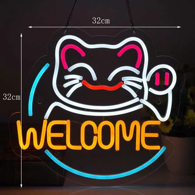 Welcome Neon Sign