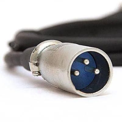 XLRRAS - 3' XLR Male to Right Angle Female Patch Cable