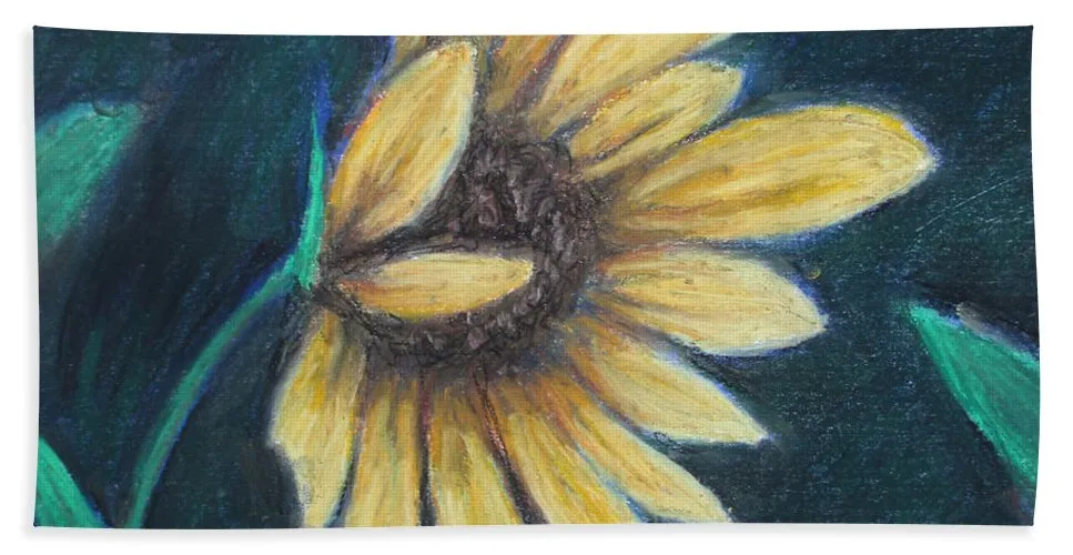 Yellow Petalled ~ Bath Towel